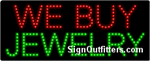 We Buy Jewelry LED Sign - Regular Design