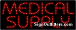 Medical Supply LED Sign - Regular Design