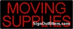 Moving Supplies LED Sign - Regular Design