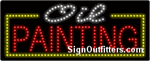 Oil Painting LED Sign - Regular Design