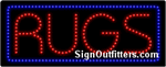 Rugs LED Sign - Regular Design