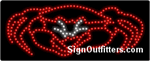 Crab Graphic LED Sign - Regular Design