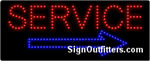 Service LED Sign - Regular Design
