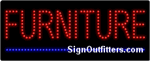 Furniture LED Sign - Regular Design
