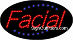 Facial LED Sign - Flashing Design