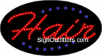 Hair LED Sign - Flashing Design