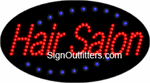 Hair Salon LED Sign - Flashing Design