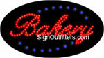 Bakery with script font LED Sign - Flashing Design