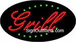 Grill LED Sign - Flashing Design