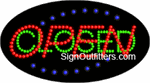 Open/Closed LED Sign - Flashing Design