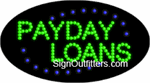 Payday Loans LED Sign - Flashing Design