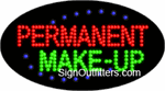 Permanent Make-Up LED Sign - Flashing Design