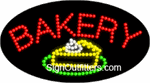 Bakery with Pie Graphic LED Sign - Flashing Design