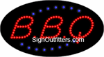 B.B.Q LED Sign - Flashing Design
