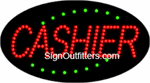 Cashier LED Sign - Flashing Design