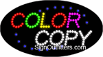 Color Copy LED Sign - Flashing Design