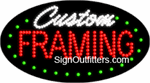 Custom Framing LED Sign - Flashing Design