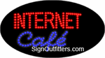 Internet Cafe LED Sign - Flashing Design