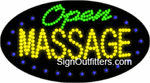Open Massage LED Sign - Flashing Design