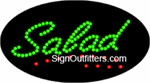Salad with no border LED Sign - Flashing Design