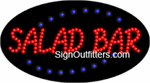 Salad Bar LED Sign - Flashing Design