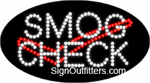 Smog Check LED Sign - Flashing Design