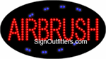 Airbrush LED Sign - Flashing Design