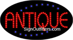 Antique LED Sign - Flashing Design