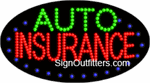 Auto Insurance LED Sign - Flashing Design