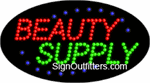 Beauty Supply LED Sign - Flashing Design