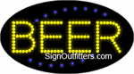 Beer LED Sign - Flashing Design