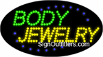 Body Jewelry LED Sign - Flashing Design
