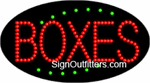 Boxes LED Sign - Flashing Design