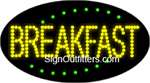 Breakfast LED Sign - Flashing Design