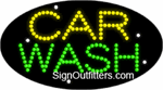 Car Wash LED Sign - Flashing Design
