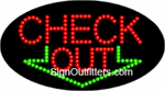 Check Out LED Sign - Flashing Design