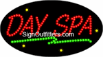 Day Spa LED Sign - Flashing Design