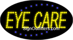 Eye Care LED Sign - Flashing Design