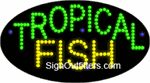 Tropical Fish LED Sign - Flashing Design