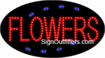 Flowers LED Sign - Flashing Design