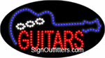Guitars LED Sign - Flashing Design