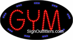 Gym LED Sign - Flashing Design