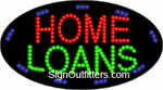Home Loans LED Sign - Flashing Design