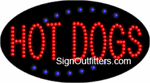 Hot Dogs LED Sign - Flashing Design
