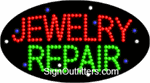 Jewelry Repair LED Sign - Flashing Design