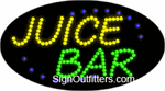 Juice Bar LED Sign - Flashing Design
