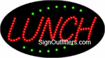 Lunch LED Sign - Flashing Design