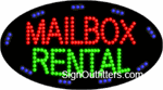 Mailbox Rental LED Sign - Flashing Design