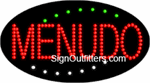 Menudo LED Sign - Flashing Design