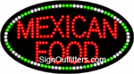 Mexican Food LED Sign - Flashing Design